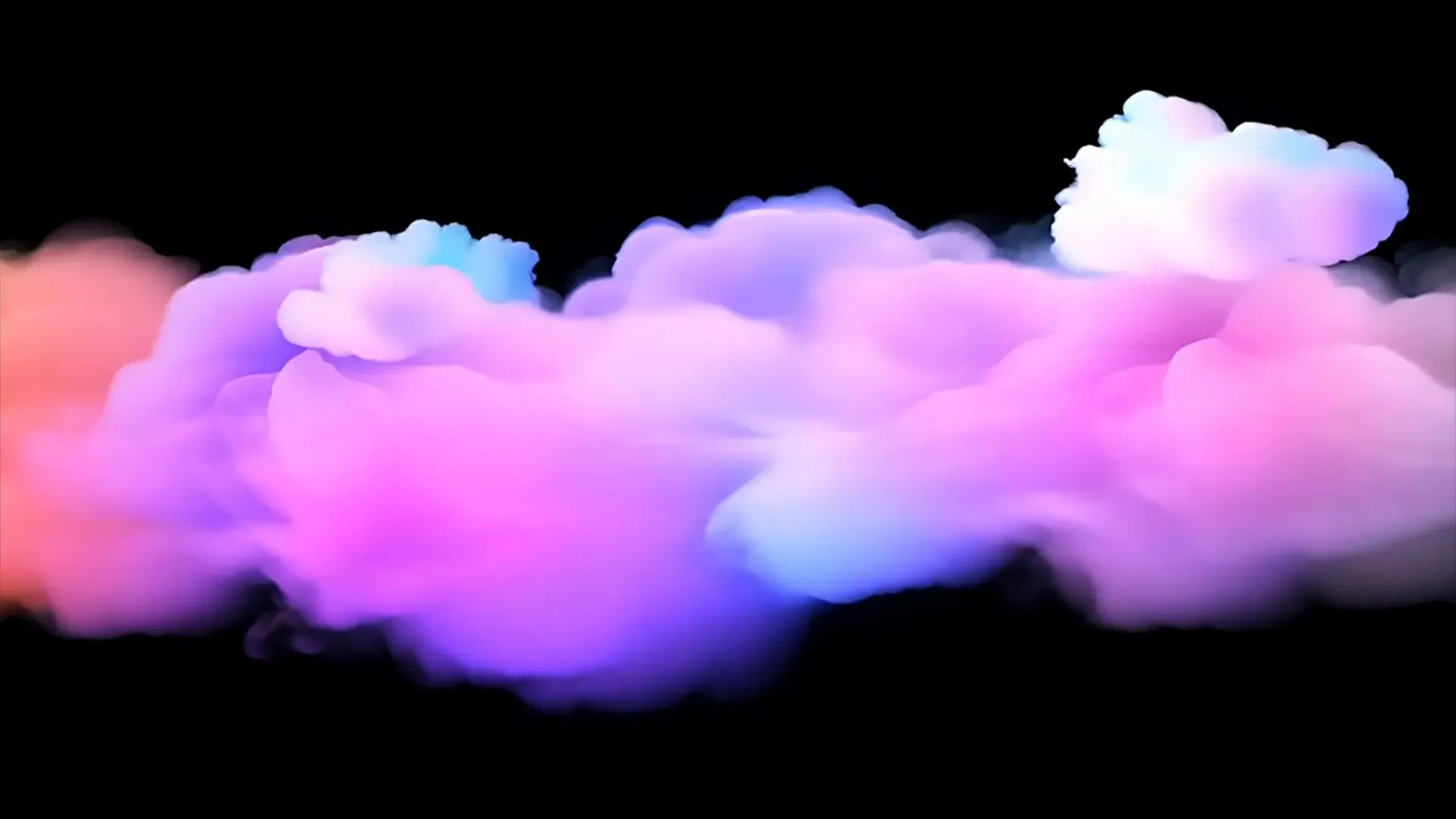 Colorful Misty Cloud Swirls Overlay for Logo Reveals